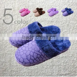 New 2014 Fashion Stone Pattern Soft Outsole Indoor Men's Slippers Autumn and Winter Plush Slippers Home Slippers thumbnail-1