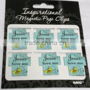 Wholesale and Retail Folded in Half Magnetic Bookmarks -- DH 9775 thumbnail-1