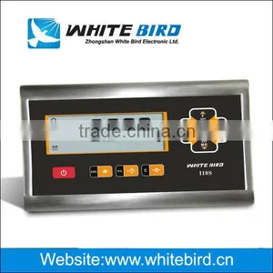 Stainless Steel Digital Indicator , OIML Approval, RS 232, LCD Wide Angle Display thumbnail-1