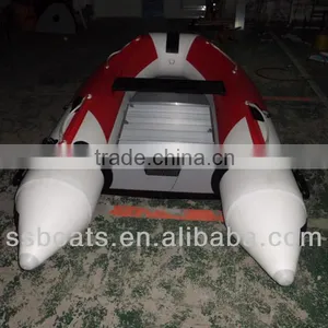 CE Certificate Top Quality Aluminum Hull Inflatable Fishing Boat thumbnail-1
