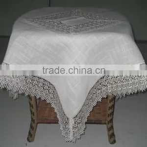 Lace Trim Table Cloth thumbnail-1