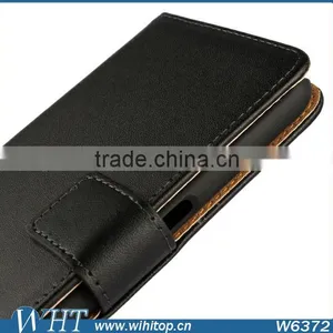 Genuine Leather Booklet Case for Samsung Galaxy S6 With Stand Card Holder thumbnail-3