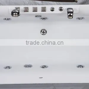 SUNZOOM Upvc-white-hard-tub,mini Whirlpool Hot Tub,1400 Bath Tub Freestanding thumbnail-4