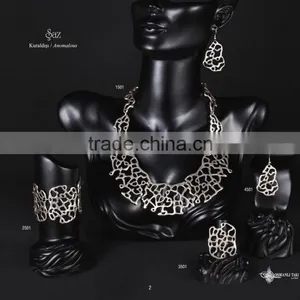 Top Quality Fashion Turkish Style Silver Plated Ring Saz 3501 thumbnail-1
