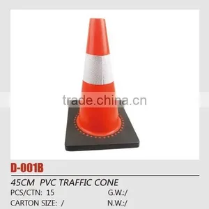 45cm Pvc Road Cone thumbnail-1