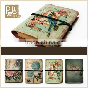 Cover Notebook Stationeri Offic H-001 PU DIY All Kinds of Notebook (large) / 4 Design Mixed Assembly Stationery Travel Notebook thumbnail-3