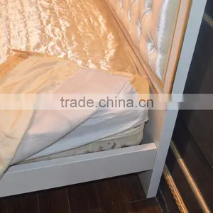 Luxury French Style Bedroom Furniture King Size Bed thumbnail-5