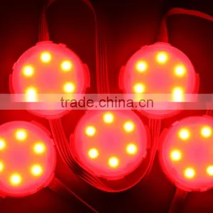 PC Shell DC24V 1.8W 45MM Programmable 6SMD 5050 Digital RGB LED Pixels thumbnail-6
