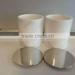Natural Marble Custom Black Candle Jar/luxury Candle/tea Cup Candle Holder thumbnail-1