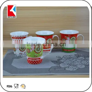 Best Selling Items Full Decal Printing Mug White Coffee New Bone China Cup Mug thumbnail-2