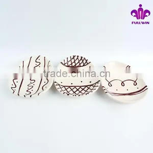 Egg Shape Personalized Porcelain Plates White Porcelain Plate thumbnail-5