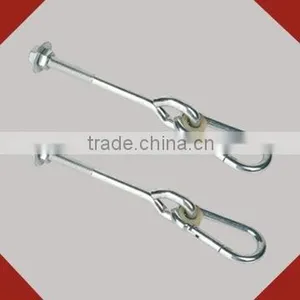 Metal White Galvanised Thread Swing Hook thumbnail-1