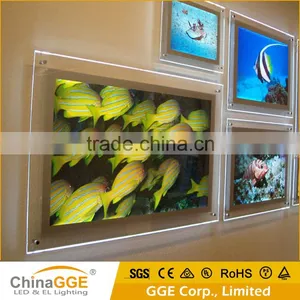Slim Backlight LED Frame Acrylic Light Panel Real Estate Agents Window Display thumbnail-2