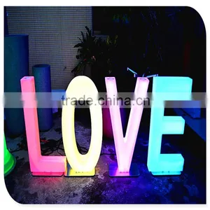 Modern Design Decorative Led Alphabet Letters, Colorful Led Letters thumbnail-1