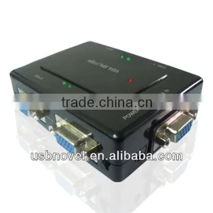 250MHZ VGA 4 Port Splitter With Led Light and Switch thumbnail-1