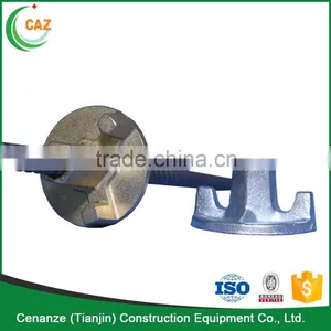 Galvanized Cast Iron Round Plate Nut for 15/17mm Tie Rod thumbnail-6