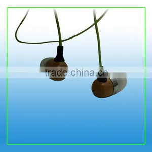 2015 New Design Wood/Wooden Unique Earphone/Earbuds Bulk Selling thumbnail-2