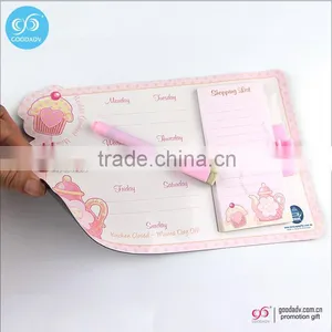 Custom Shaped Magnetic Notepad Loose Leaf Memo Pad With Custom Logo thumbnail-4