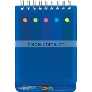 Spiral Jotter With Sticky Notes, Flags & Pen thumbnail-1