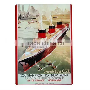Nice Design Beautiful High Quality Customized Tin Signs thumbnail-1