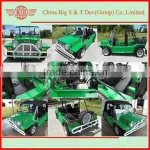 Original Green Color Gas-powered Mini Jeep Mini Moke Car thumbnail-1