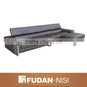 Nice Nodern Home Furniture 3-seat Leather Sofa for Sale thumbnail-1