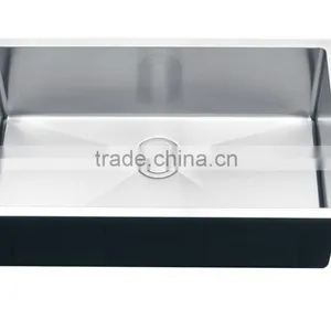 Handmade Stainless Steel Kitchen Sink Large Single Bowl Laundry Sink thumbnail-2