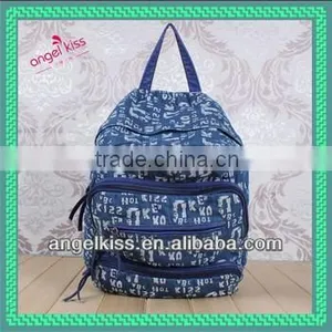 2014 Guangzhou Canvas Backpack China Manufacturer Printing Backpack thumbnail-1