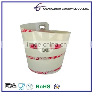 4L Plastic Ice Bucket With Openner thumbnail-1
