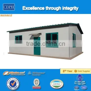 Prefabricated House for Family,EPS, PU, Rockwool Sandwich Panel Prefabricated House Double Slope Prefab House thumbnail-1