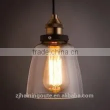 Smoked Glass Housing 110-240V 40w ST64 Edison Bulb for Decoration thumbnail-4
