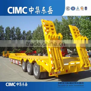 CIMC 60 Ton Low Bed Truck Semi Trailer thumbnail-3