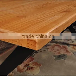 Industrial Real Wood Table Metal Table LOFT Style thumbnail-5
