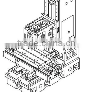 CNC Machine Frame;VMC-6645L thumbnail-1