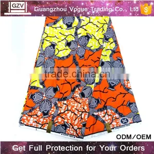 Online Wholesale High Quality Women 100% Cotton Phoenix Hitarget Real African Wax Fabric thumbnail-3