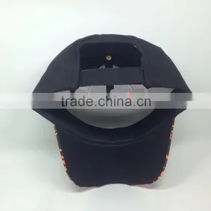 100% Cotton 6 Panel Plain Custom Velcro Baseball Hat/ Baseball Cap thumbnail-5