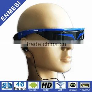 Latest Technology Gadgets Android 5.1 3D Video Glasses Full HD 1080P thumbnail-1