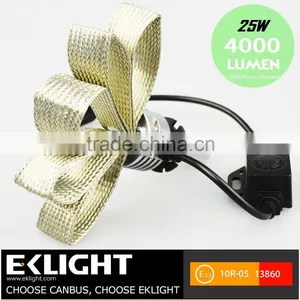 EK Newest Fanless Auto Car Led Headlight K6 Top Quality Auto Lighting H4 9004 9007 H13 Car Headlight Bulbs thumbnail-1