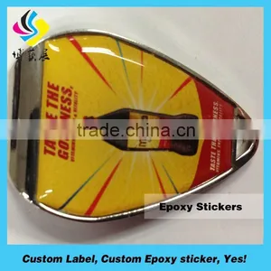 Full Color Printed Substrate,3D Look Epoxy Resin Domed Labels and Crystal Stickers thumbnail-1
