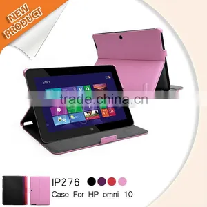 Hight Quality Products Case for HP Omni 10 Flip Tablet Leather Case thumbnail-1