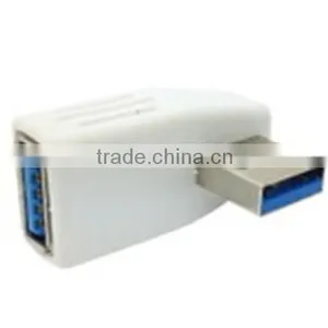 Right Angle/Left Angle Usb 3.0 Adapter Cabletolink White Color thumbnail-1