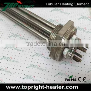9kw 240v 16inches Customized U Type Fast Heating Flange Tubular Heater thumbnail-4