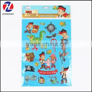 New Arrived Unique Funny Customized Puffy Sticker for Boys thumbnail-1