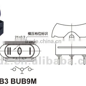 6a Rocker Switch 250v,home Appliance Rocker Switch,2 Speed Hair Dryer Rocker Switch thumbnail-2