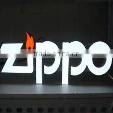 LED Channel Letter Sign-Surface Illuminated,Painted Sheet Metal Side,Acrylic Outdoor Advertsing Sign thumbnail-1