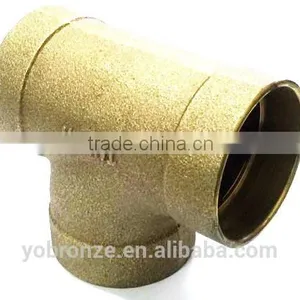Good Quality and Made in Taiwan Bronze Casting DWV Copper Tee thumbnail-5