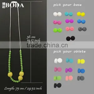 AS/NZS Teething Necklace for Mommy Silicone Necklace thumbnail-4