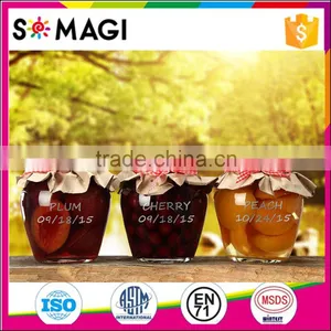 Personalized Liquid Chalk Pens Non-toxic Multi-use Easy Erasable Metallic Marker Pack of 4 for Tagging Glassware and Ceramics thumbnail-6