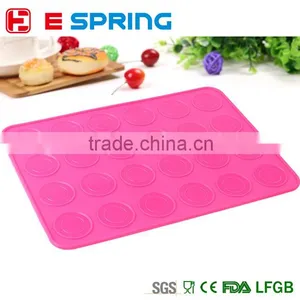 Large Double Sided Macaron Macaroon Dessert DIY Mold Sheet Silicone Baking Mat thumbnail-1
