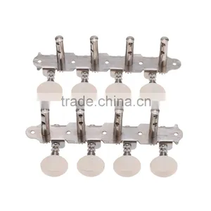 Machines Tuners Pegs Tuning Key With White Pearl Plastic Knobs 4L+4R for Mandolin thumbnail-3
